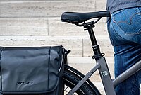 XCL Suspension Dropper Posts. Gefederte Sattelstütze an einem Fahrrad.