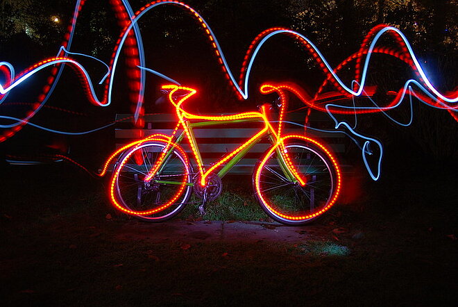 nicht alle Velolichter sind in der Schweiz erlaubt