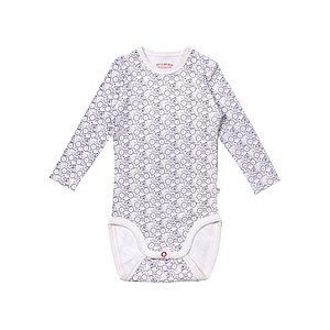 Ökologischer Babybody mit Fahrradmotiven.