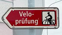 Veloprüfung Zürich. Machen Sie den Test. Wegweiser für die Veloprüfung