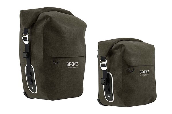 Brooks stellt eine komplette Linie an Gravel-Taschen und -Zubehör vor. Brooks «Scape» Packtasche.