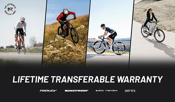 Das Markenportfolio der Belgian Cycling Factory.