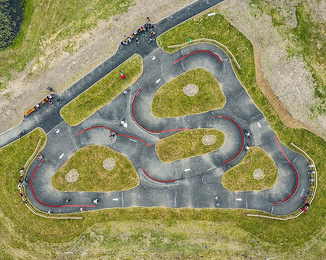 Pumptrack aus der Luft