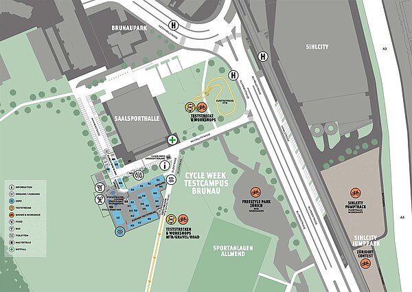 Cycle Week Testcampus Brunau.
