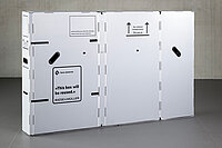 Bike Box aus Kunststoff von Riese und Müller. 