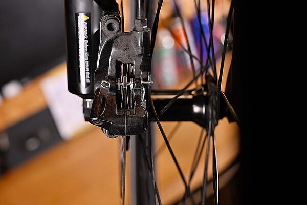 Bremsscheibe eines Fahrrads