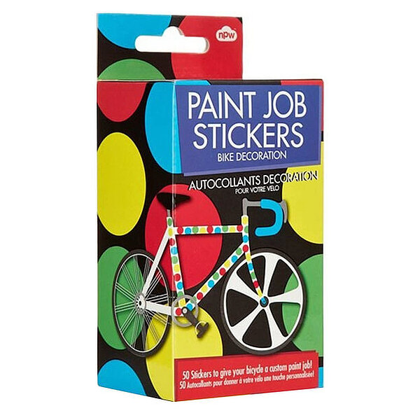 Mit diesen Stickern kann das Velo schnell bunt dekoriert werden. Polkadots für Kinderfahrrad