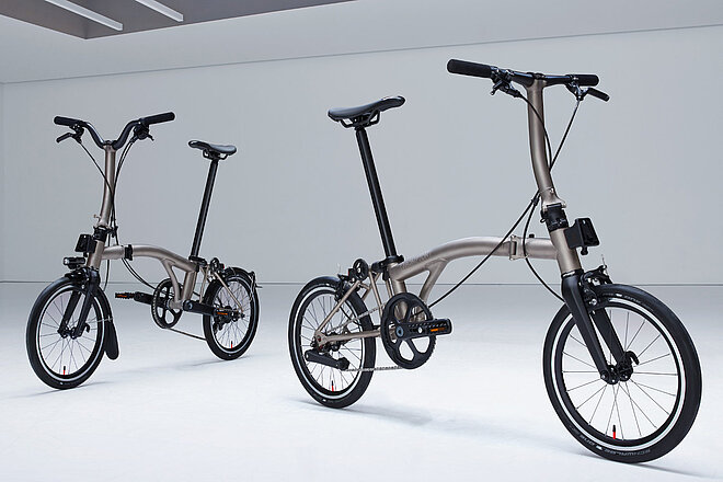 Faltvelos aus Titan von Brompton