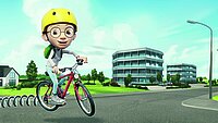 Das BFU lanciert eine Kampagne zur Unfallprävention mit Fokus auf Velounfällen bei Kindern.