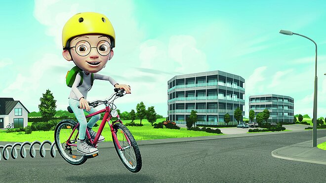 Das BFU lanciert eine Kampagne zur Unfallprävention mit Fokus auf Velounfällen bei Kindern.