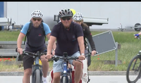 luzerner Schützen auf dem Velo