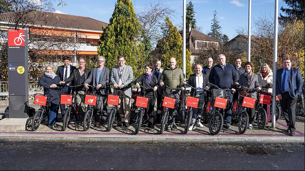 Das PubliBike-Netz in der Region Bern ist eröffnet.