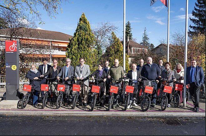 Das PubliBike-Netz in der Region Bern ist eröffnet.