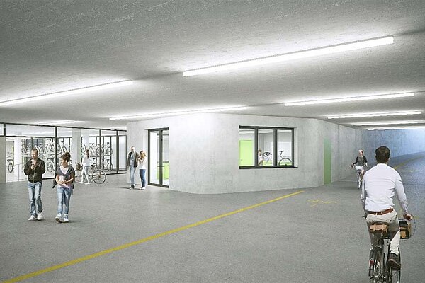 Ein barrierefreier Bahnzugang, mehr Komfort und eine bessere Verbindung der Quartiere für Velo- und Fussverkehr: Das sind die Ziele der Ausbauten im Bahnhof Langenthal. 