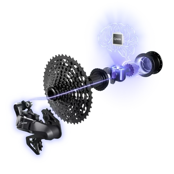 Die «Cues Di2» ist die erste Schaltung mit einem Gehirn in der Nabe.