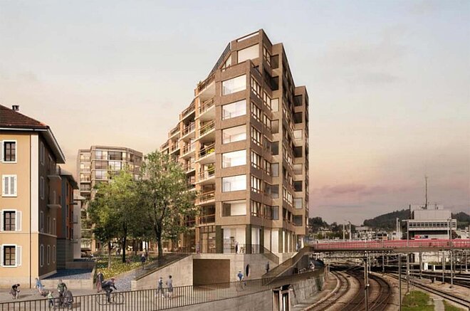 Luzern Veloumfahrung Bundesplatz bewilligt. 