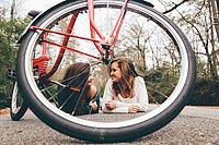 Die Zahl der Jugendlichen die velofahren ist rückläufig.