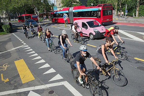 Velohauptroute zwischen Bern und Wankdorf