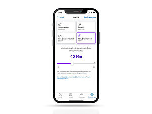 Bosch Smart System Update 2023. Smartphone mit App.