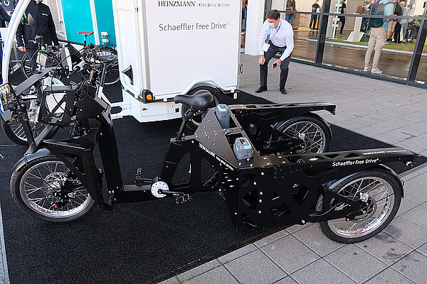 Lastenrad mit drei Rädern