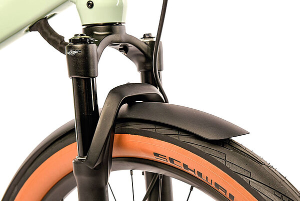 Federgabel eines E-Bikes