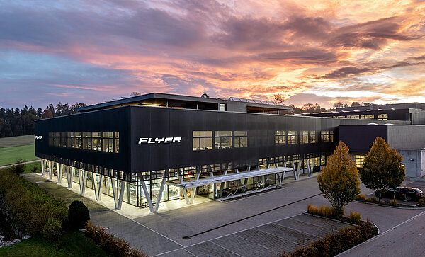 Firmengebäude von Flyer in Huttwil.