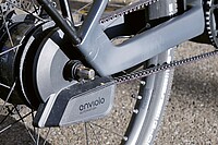 Nahaufnahme einer Nabenschaltung für E-Bikes