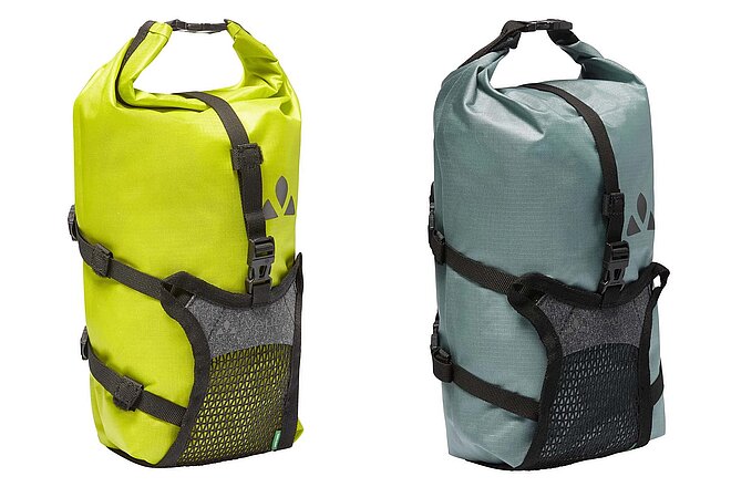 Vaude ruft Trailmulti Bikepackingtaschen zurück. Gabeltaschen für Fahrräder.