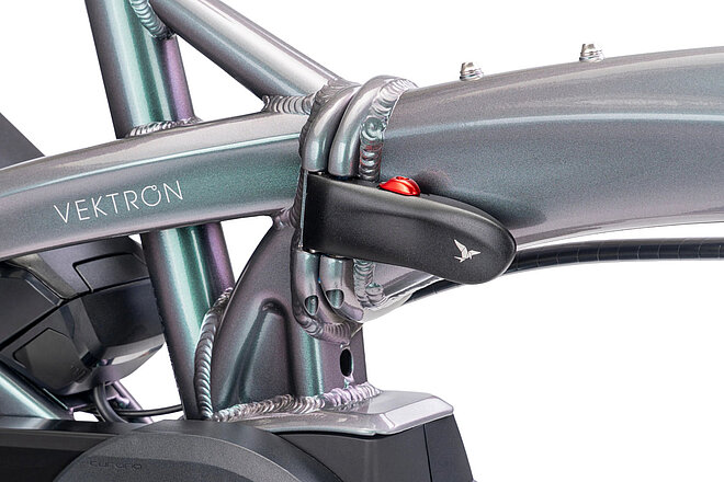 Rahmen eines E-Bikes.