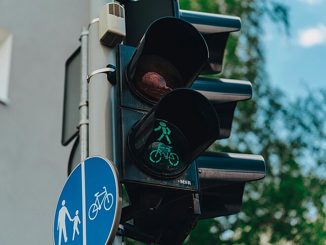 Ampel Fahrrad