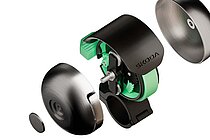 DuoBell von Skoda. Fahrradglocke die ANC-Kopfhörer durchdringt.