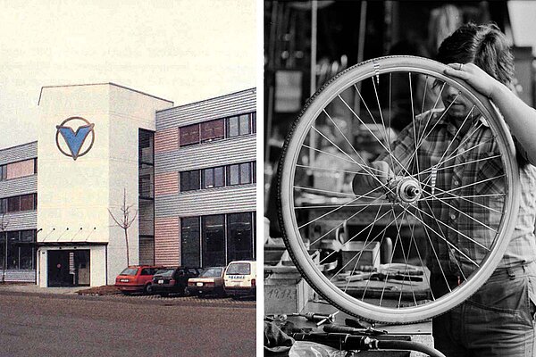 Geschichte Fahrradbau in Europa.