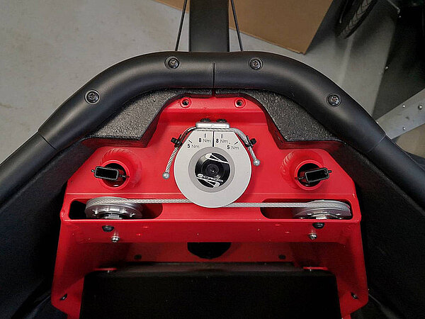 Ein Blick ins Herz der neuen Seilzug-Lenkung des «Packster 70»