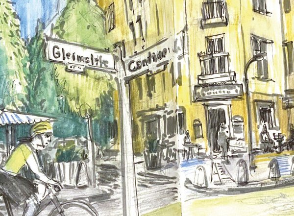 Fahrradtour durch das berliner Gleimkiez