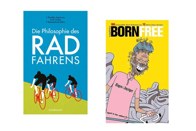 Zwei Bücher über Fahrräder