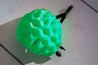 Inflabi aufblasbarer Fahrradhelm. 
