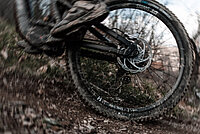 «HXC 1500 Spline»-Laufrad von DT Swiss in Aktion.