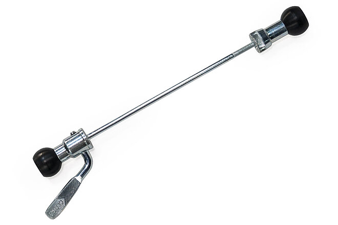 Schnellspann-Achse eines Veloanhängers des Herstellers Burley