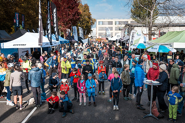 Blick aufs Ausstellungsgelände beim «Gravel Ride & Race Bern».