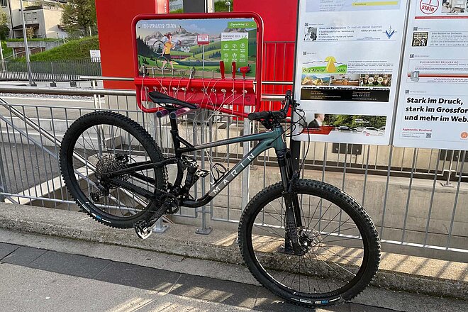 Reparatur-Station von Appenzellerland Tourismus