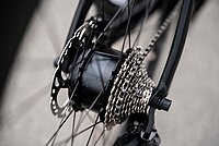 Mahle X30 System. Hinterradmotor eines Elektrovelos.