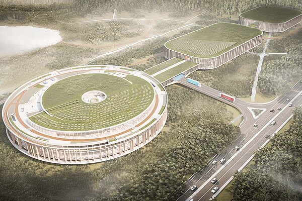 Futuristisches Gebäude