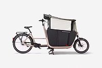 B’Twin «F900E» Long John Lastenvelo. Cargobike für Familien.