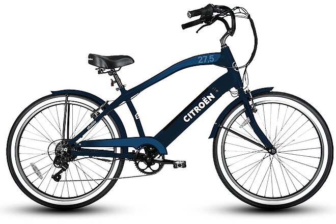 Citroën dementiert, dass die E-Bikes vom Autohersteller stammen. Billiges Massen-E-Bike aus China.