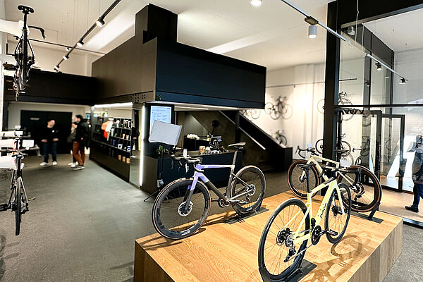Flagship Store von Rose Bikes in St. Gallen.
