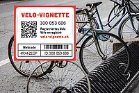 velo-vignette.ch nationales Register für gestohlene Fahrräder in der Schweiz.