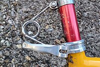 Der Dropper-Post von Hite-Rite ermöglicht rasches Verstellen der Sitzposition.