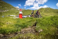 Leuchtturm auf dem Oberalppass.