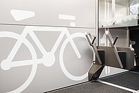 Veloreservation SBB einfacher per App. Fahrradplatz in SBB Giruno Zug.