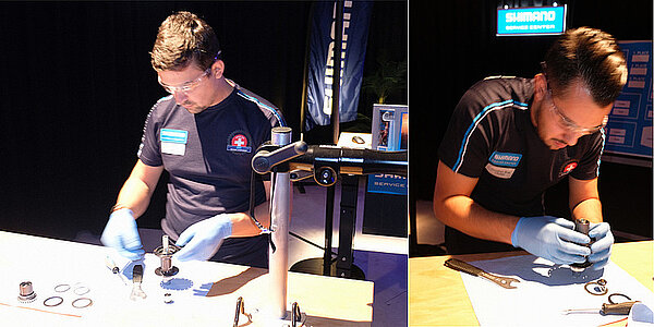 Shimano Service Center Wettkampf